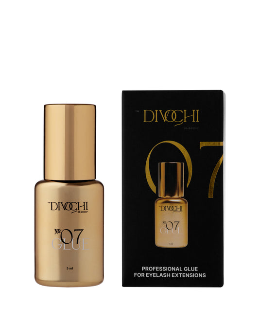 Schwarzer Wimpernkleber „07“ – DIVOCHI / 5 ml