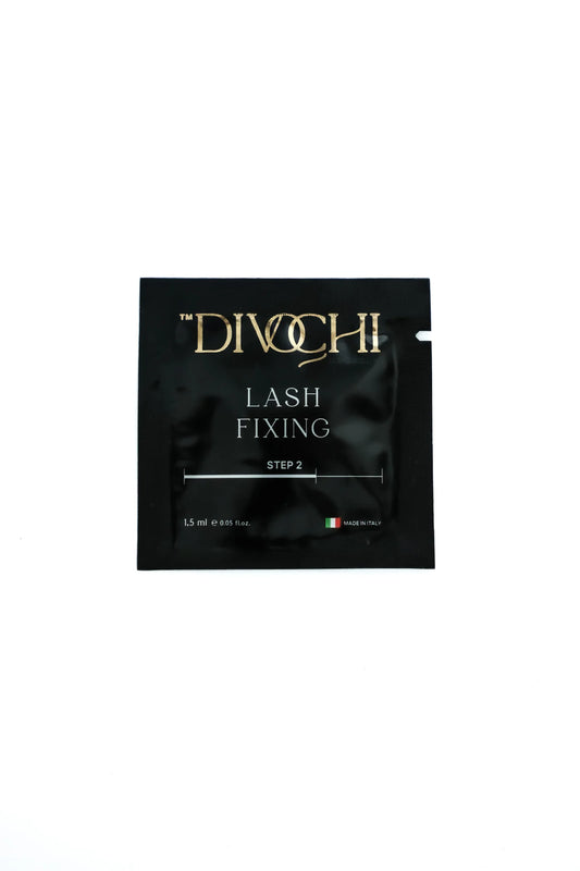 DIVOCHI Step 2 Fixing Lotion – 1,5 ml | Professionelle Fixierlotion für Wimpern- und Browlifting